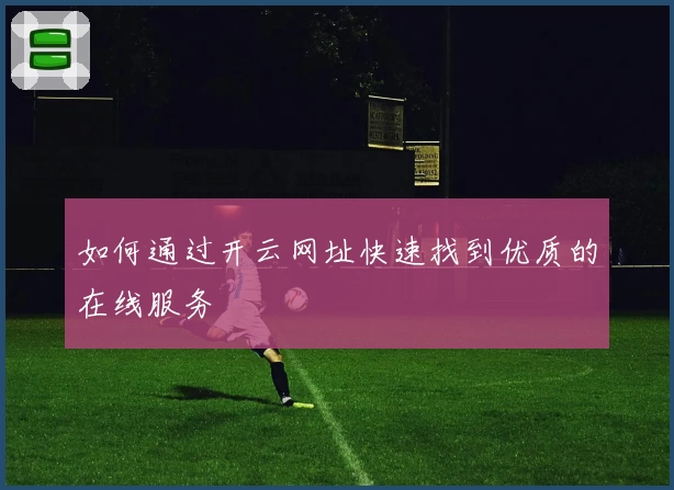 如何通过开云网址快速找到优质的在线服务